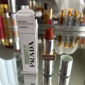 Prada Monochrome Hyper Matte Lipstick — Arancio
